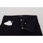 Costume National Black Low Waist Skinny Women Denim Jeans PAN74692- 27