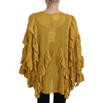 Aniye By Gold Long Sleeves Ruffled Women Cardigan Sweater TSH84017- 40