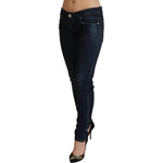 Acht Blue Low Waist Slim Fit Women Denim Jeans PAN71835-26