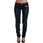 Acht Blue Low Waist Slim Fit Women Denim Jeans PAN71837-26