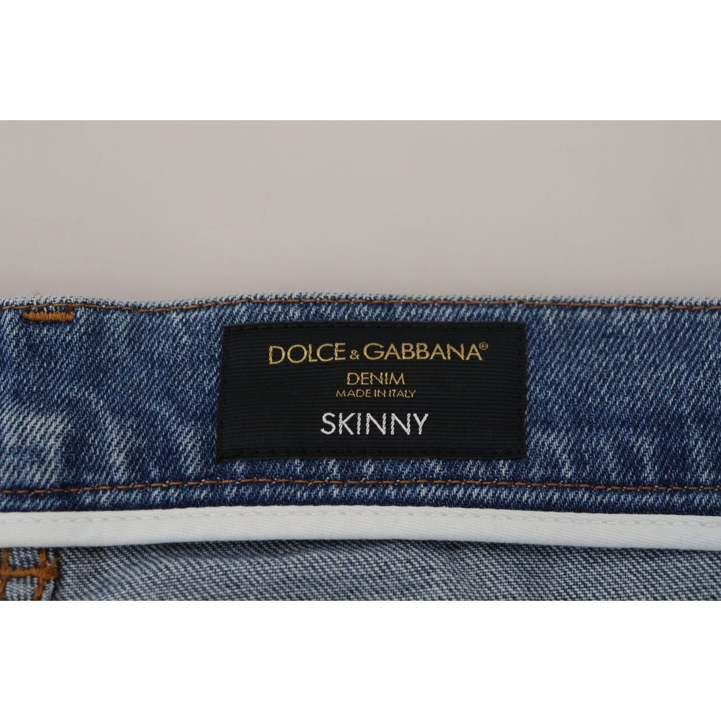 Dolce & Gabbana Exquisite Italian Skinny Denim Jeans Dolce & Gabbana Gray