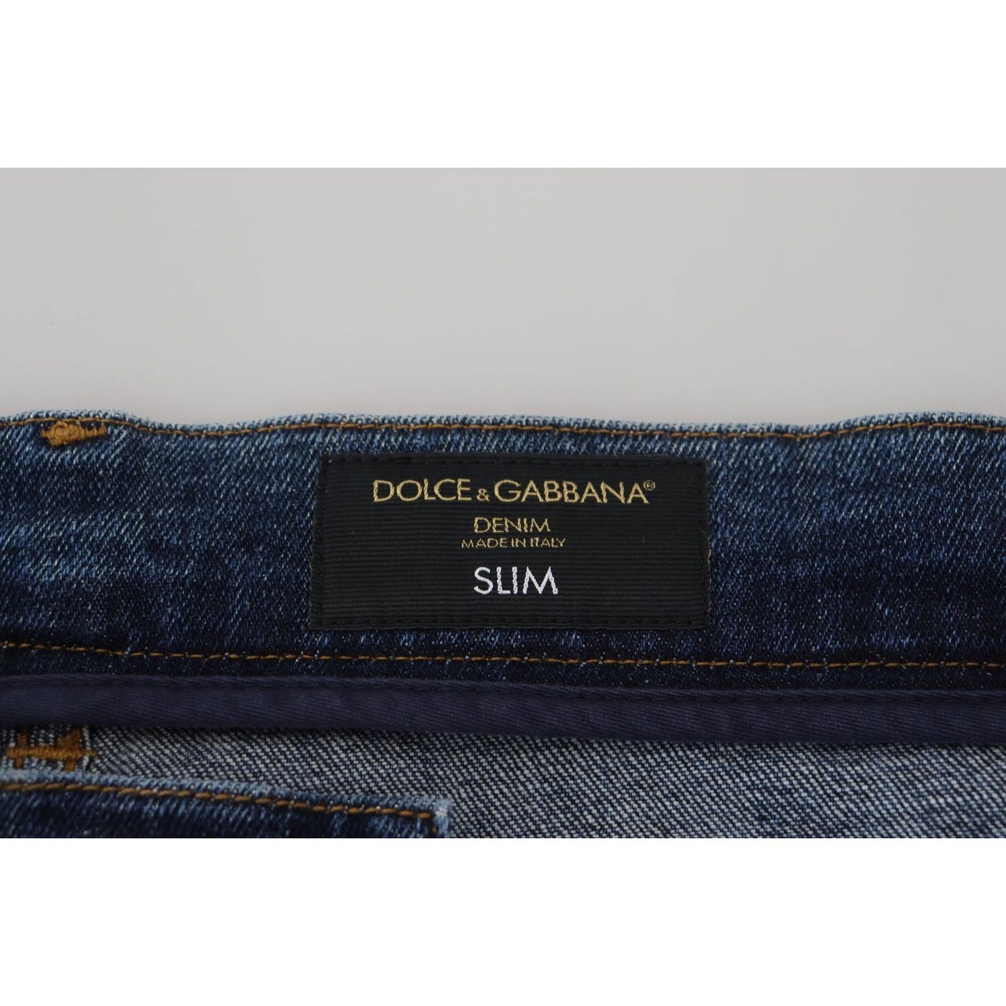 Dolce & Gabbana Elegant Skinny Blue Jeans Dolce & Gabbana Dark Slate Gray
