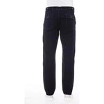 Alpha Studio Blue Cotton Men's Pant AL-23398-IT46 | S