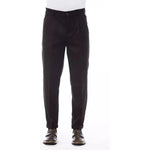 Alpha Studio Brown Wool Men Pant AL-23400-IT48 | M