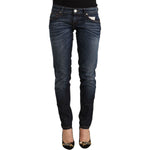 Acht Blue Washed Cotton Low Waist Skinny Denim Jeans PAN71232-26