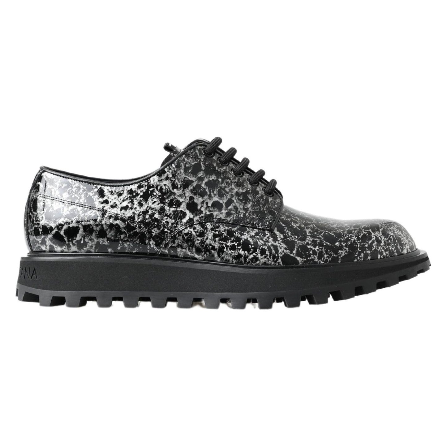 Dolce & Gabbana Sophisticated Two-Tone Derby Shoes Dolce & Gabbana Dark Slate Gray