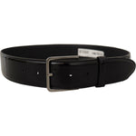 Dolce & Gabbana Black Patent Leather Logo Engraved Buckle Belt BEL8585 -70