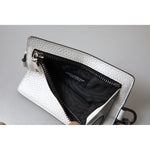 Dolce & Gabbana White Leather Lanyard Logo Card Holder Men Wallet