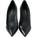 Dolce & Gabbana Black Patent Leather High Heels Pumps Shoes LA10243-35.5