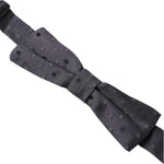 Dolce & Gabbana Blue Polka Dot Silk Adjustable Neck Men Papillon Bow Tie FT3810