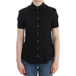 John Galliano Black cotton shirt top SIG12561-1