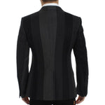 Dolce & Gabbana Gray striped wool stretch blazer SIG12232-1