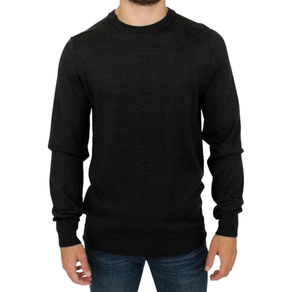Costume National Gray crewneck pullover sweater SIG10530-1
