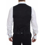 Dolce & Gabbana Gray Wool Stretch Dress Vest Jacket Blazer VES10061-1