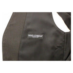 Dolce & Gabbana Gray Wool Stretch Dress Vest Jacket Blazer VES10061-1