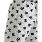 Dolce & Gabbana White Logo DG Print Men Jogger Sweatpants Pants PAN75079-52