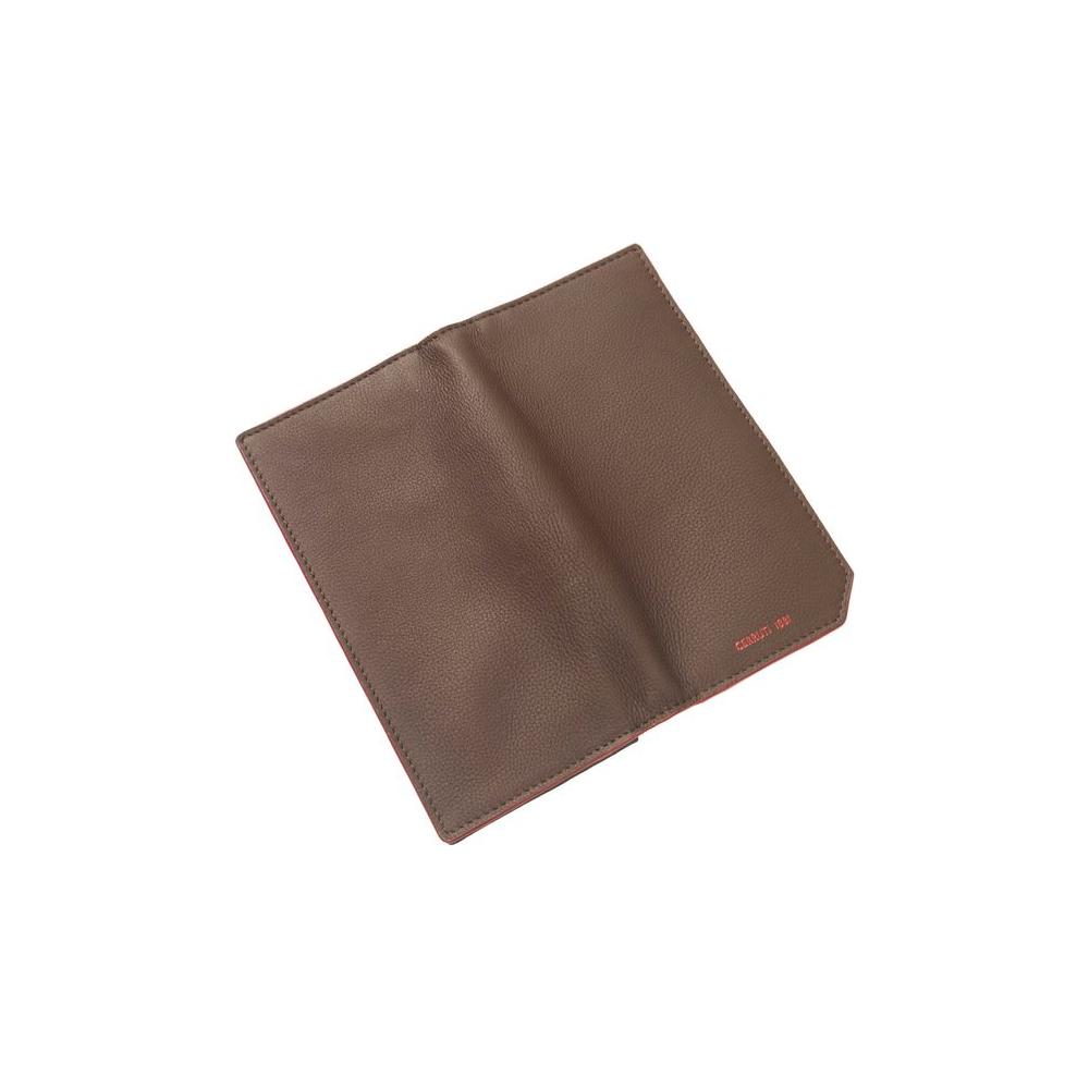 Cerruti 1881 Brown Calfskin Men Wallet Cerruti 1881 Dim Gray