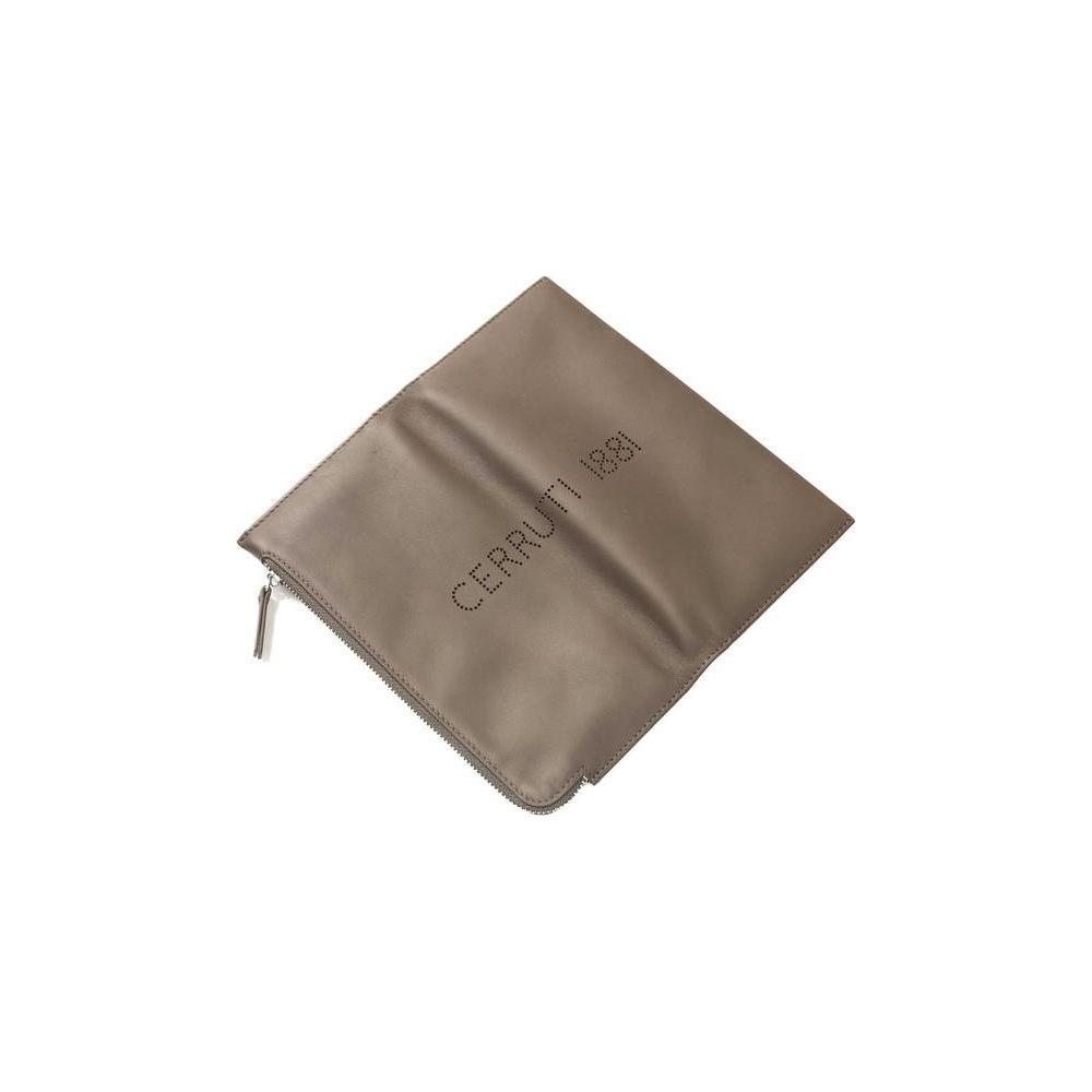 Cerruti 1881 Brown Leather Men Wallet Cerruti 1881 Dim Gray