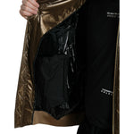 Dolce & Gabbana Bronze Nylon Full Zip Men Bomber Jacket JKT3769-54