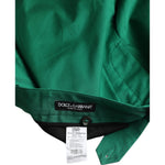 Dolce & Gabbana Deep Green Cotton Stretch Men Bermuda Shorts PAN74875-44