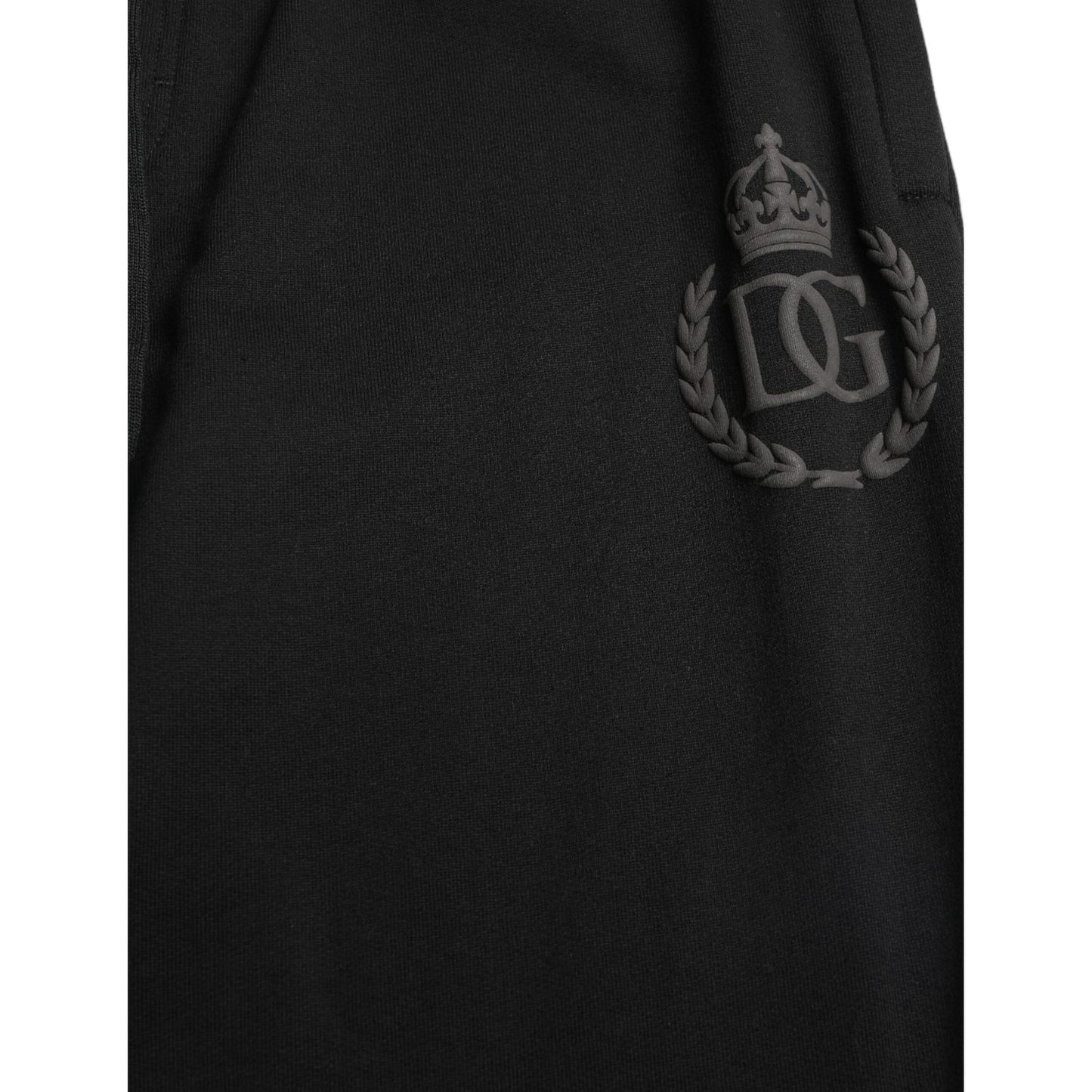 Dolce & Gabbana Black DG Logo Skinny Jogger Sweatpants Pants PAN74991-56