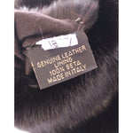 Dolce & Gabbana Purple Mink Fur Goatskin Suede Leather Gloves MOM11456-1