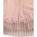 Dolce & Gabbana Pink One Shoulder Pleated Lame Tulle Dress DR281042-40