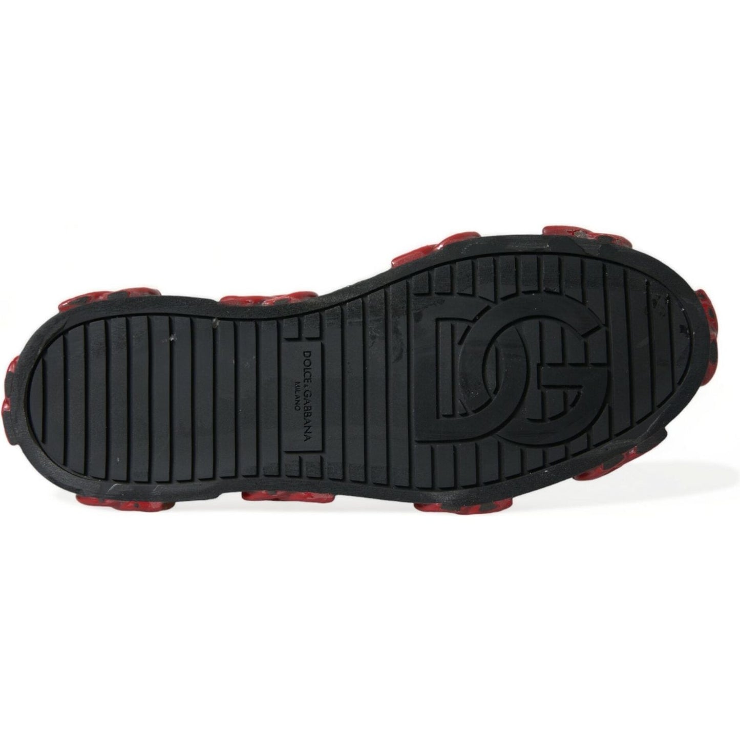 Dolce & Gabbana Chic Multicolor High-Top Sneakers Dolce & Gabbana Dark Slate Gray