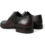 Dolce & Gabbana Brown Exotic Leather Formal Men Dress Shoes MV5414-45