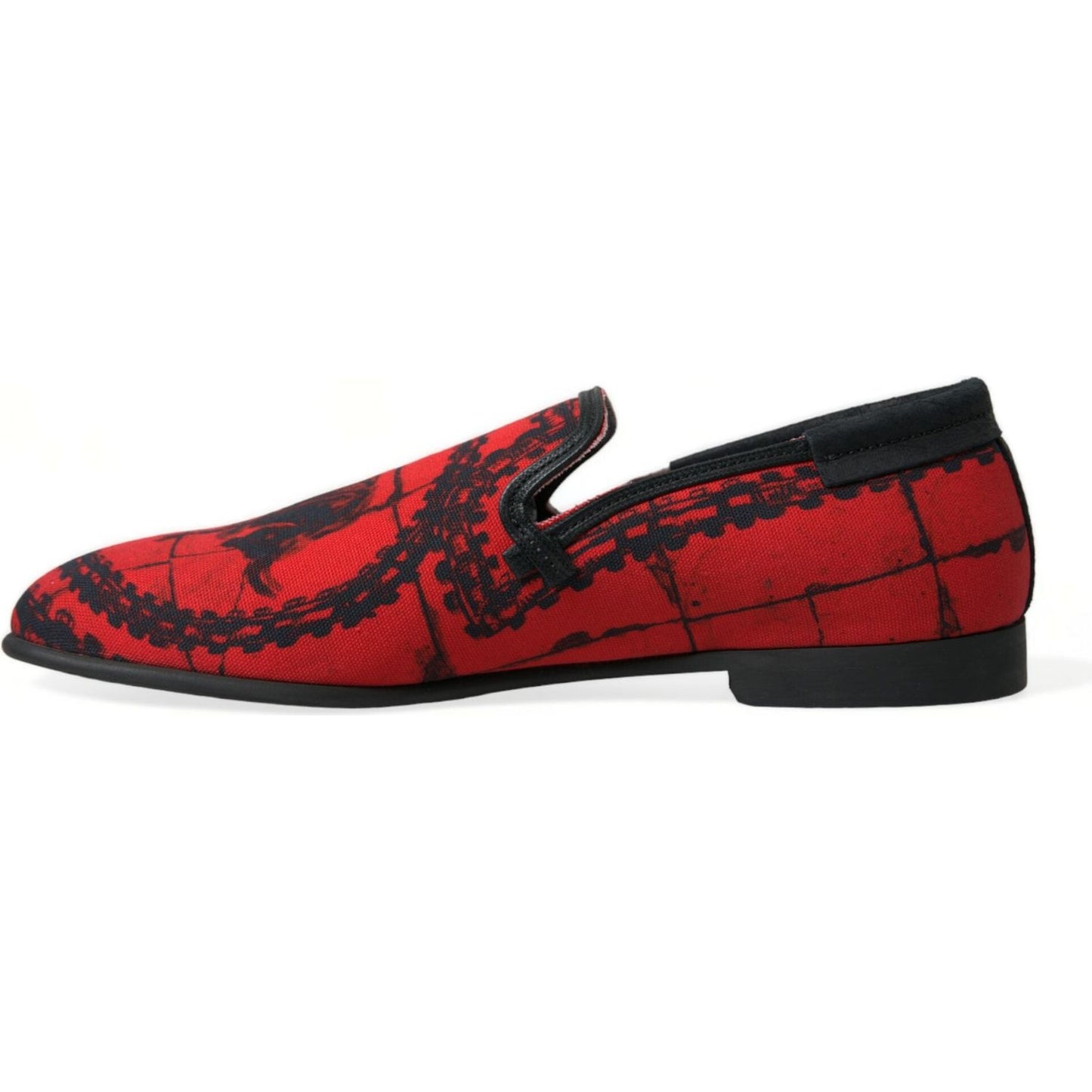 Dolce & Gabbana Torero-Inspired Luxe Red & Black Loafers Dolce & Gabbana Dark Slate Gray