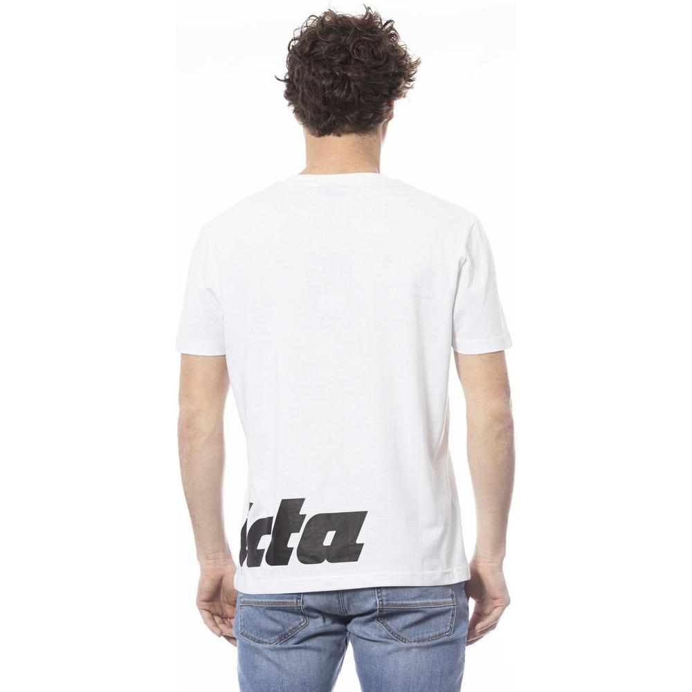 Invicta White Cotton Men T-Shirt Invicta Dark Slate Gray