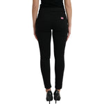 Dolce & Gabbana Black Cotton Mid Waist Skinny Denim Jeans PAN75004-42