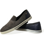 Dolce & Gabbana Blue Suede Caiman Men Loafers Slippers Shoes MV5352-41