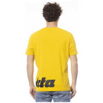Invicta Yellow Cotton Men's T-Shirt IN-24038-M
