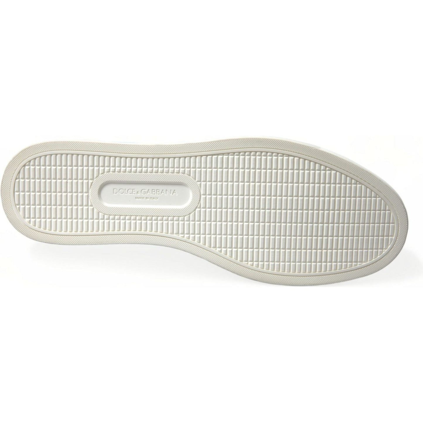 Dolce & Gabbana Exclusive White Bordeaux Low Top Sneakers Dolce & Gabbana Light Gray