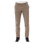 Trussardi Brown Cotton Men Trouser TR-24081-IT44 | XS