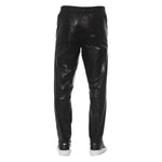 Trussardi Sleek Black Leather Trousers for Men TR-24082-IT50-FBB-176