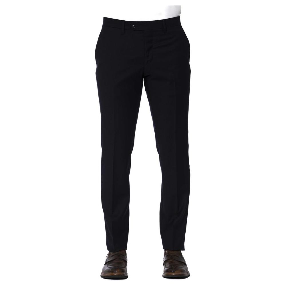 Trussardi Blue Wool Men Trouser TR-24077-IT44 | XS