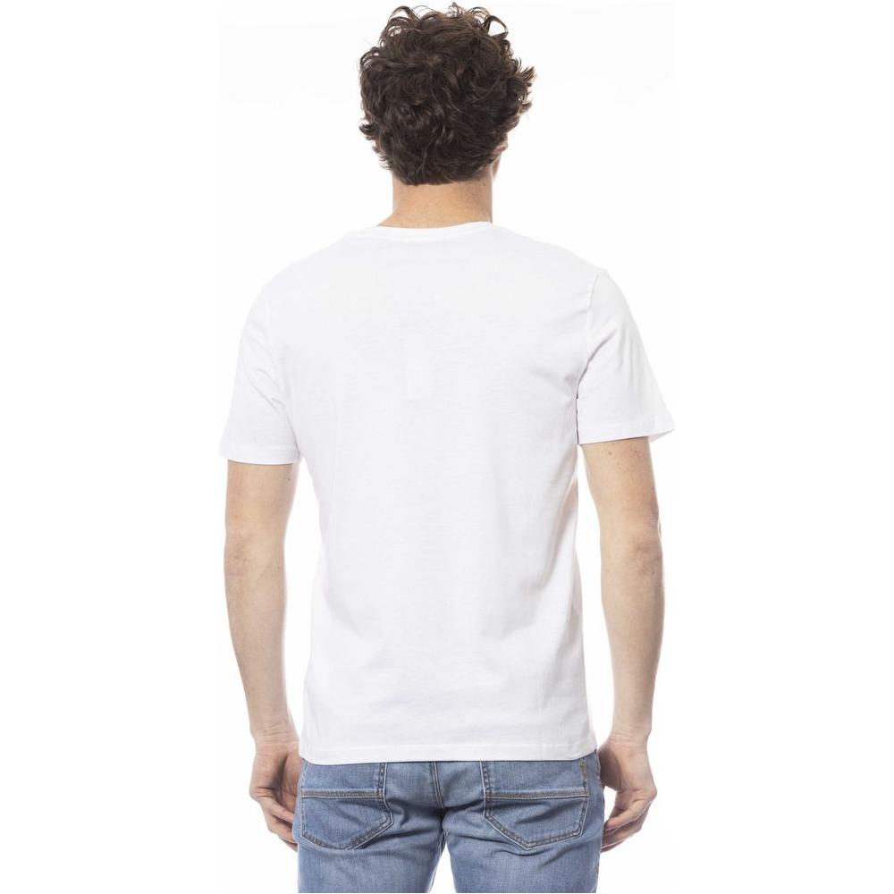 Ungaro Sport White Cotton Men T-Shirt Ungaro Sport Antique White
