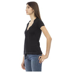 Trussardi Action Black Cotton Women T-Shirt TR-24172-S