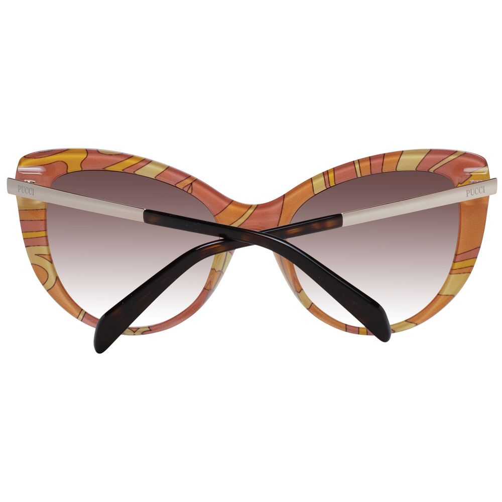 Emilio Pucci Brown Plastic Sunglasses