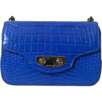 Balenciaga Blue Exotic Leather Neo Classic Purse Shoulder Handbag Bag BAG1168
