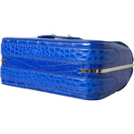 Balenciaga Blue Exotic Leather Neo Classic Purse Shoulder Handbag Bag BAG1168