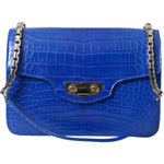 Balenciaga Blue Exotic Leather Neo Classic Small Shoulder Bag BAG1176