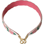 Dolce & Gabbana White Floral Leather Accessory Shoulder Strap WMB312#