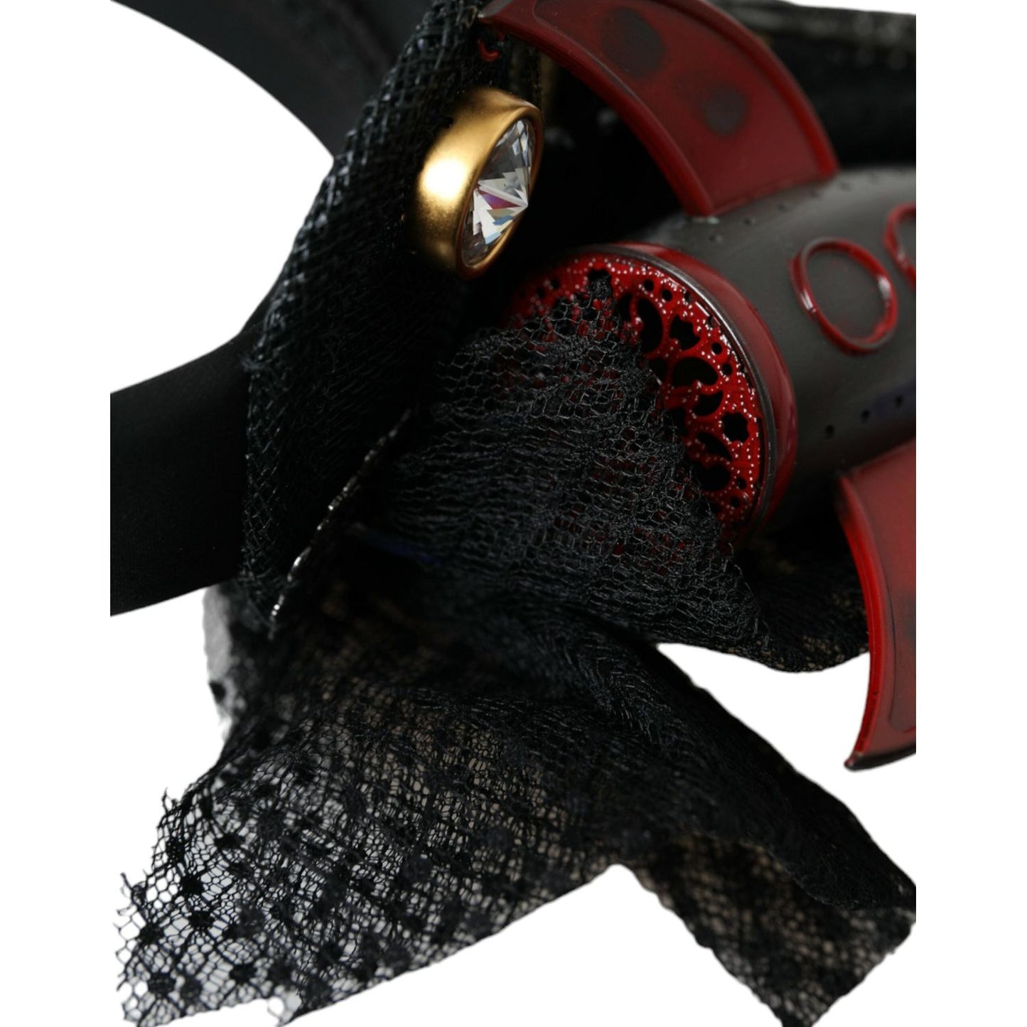 Dolce & Gabbana Multicolor Missile Rocket Crystal Stars Headband Diadem Dolce & Gabbana Black
