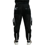 Dolce & Gabbana Black Nylon Cargo Jogger Men Sweatpants Pants PAN75072-48