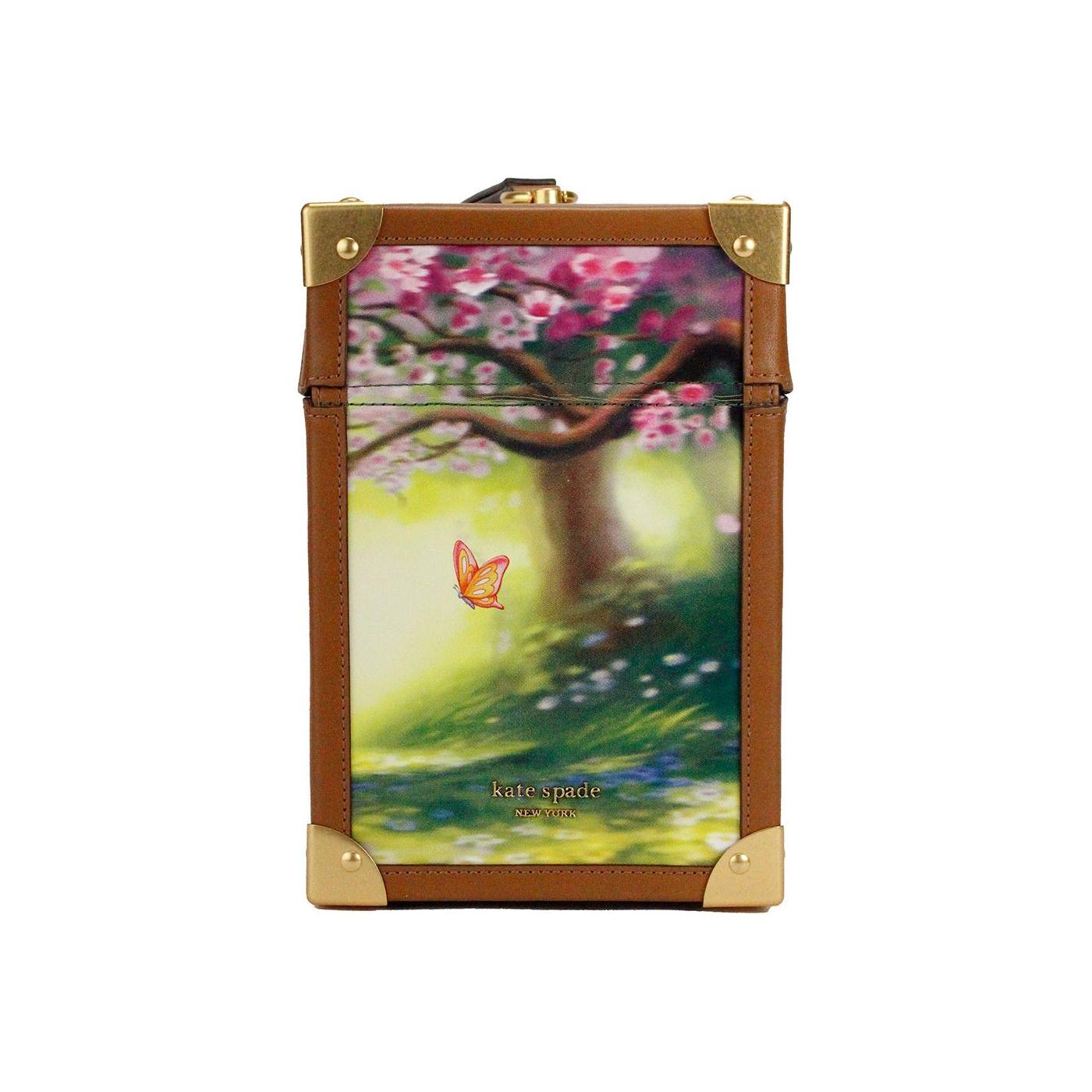 Kate Spade Disney Bambi 3D Trunk Printed PVC Top Handle Clutch Handbag Kate Spade Sienna