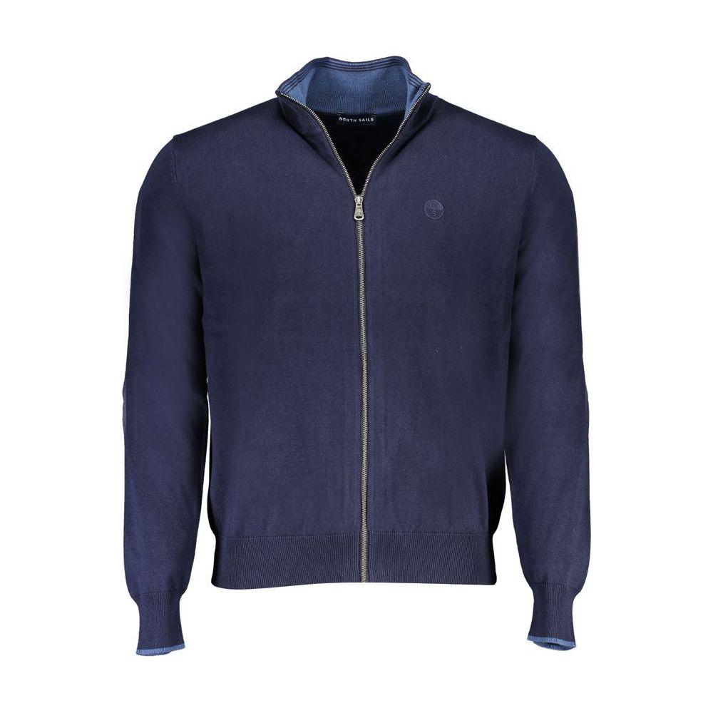 North Sails Blue Cotton Sweater North Sails Dark Slate Gray