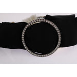 Dolce & Gabbana Black Crystal White Diadem Headband SMY1071